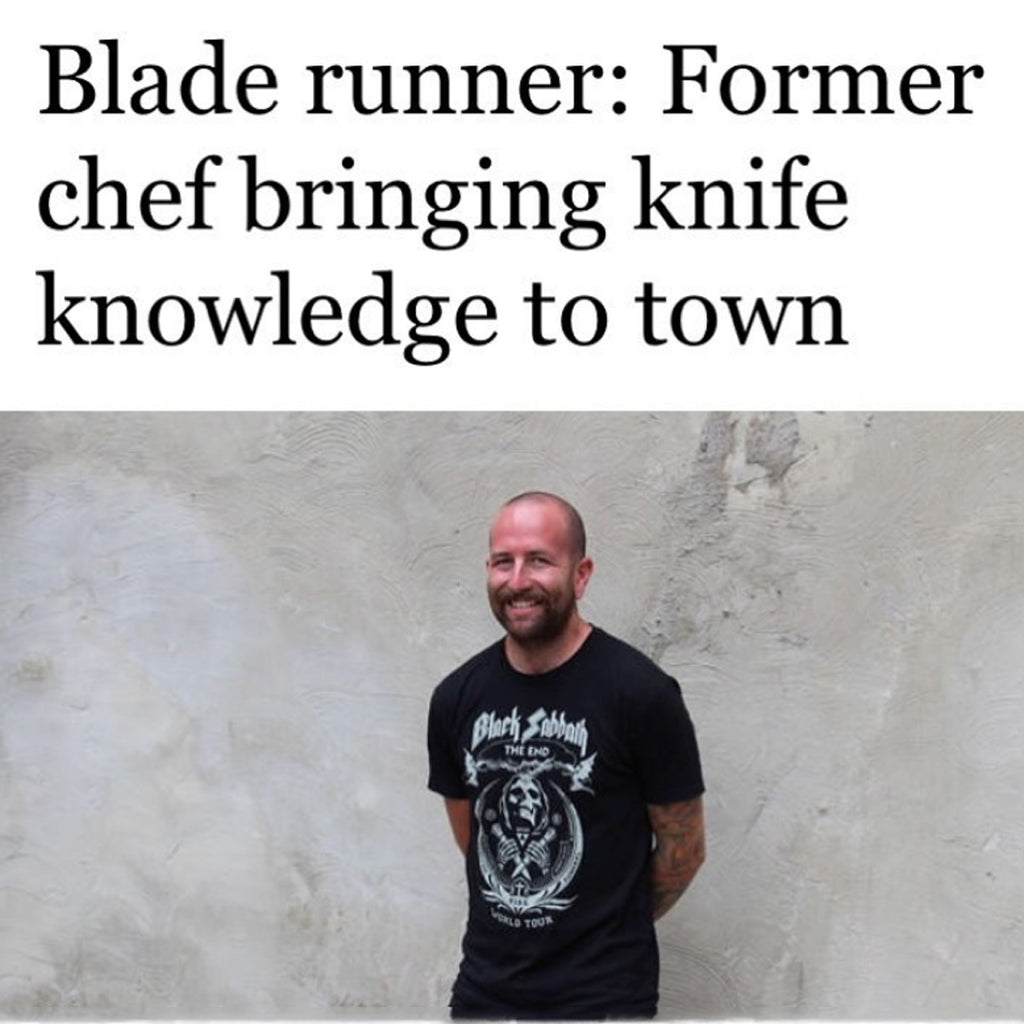 Chicago Tribune - Blade runner: Former chef bringing knife knowledge to town