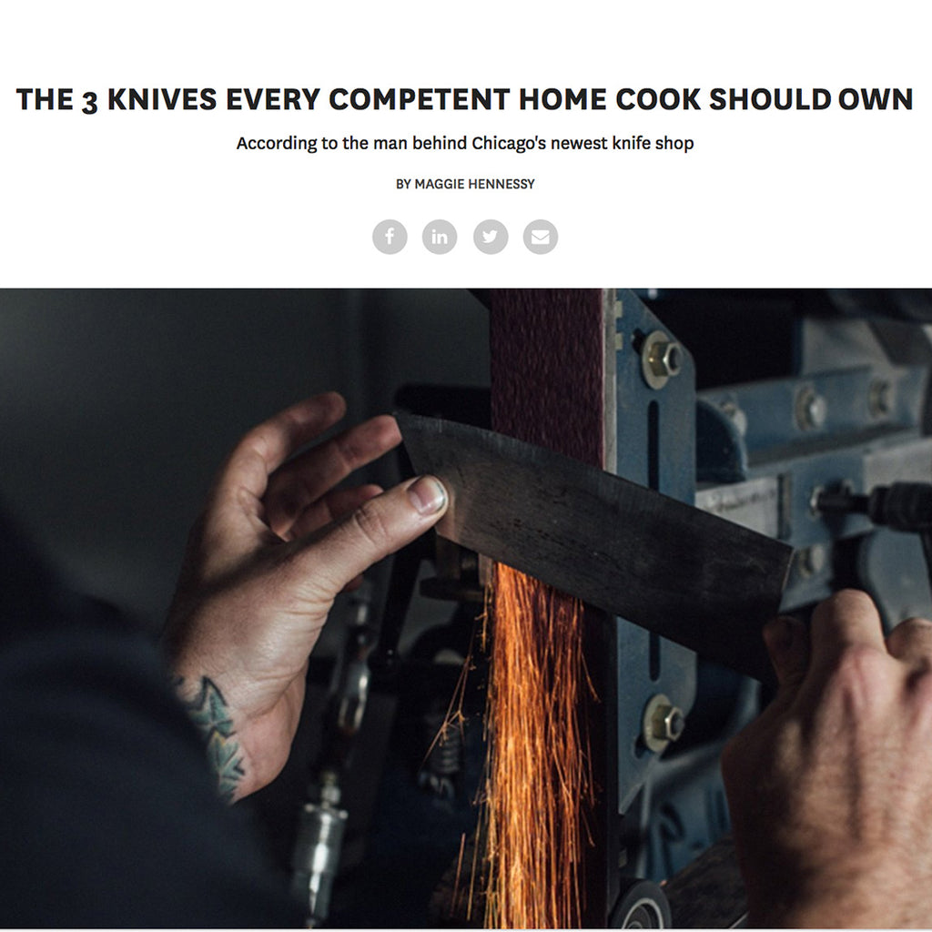 Inside Hook - The 3 Knives Every Competent Home Cook Should Own