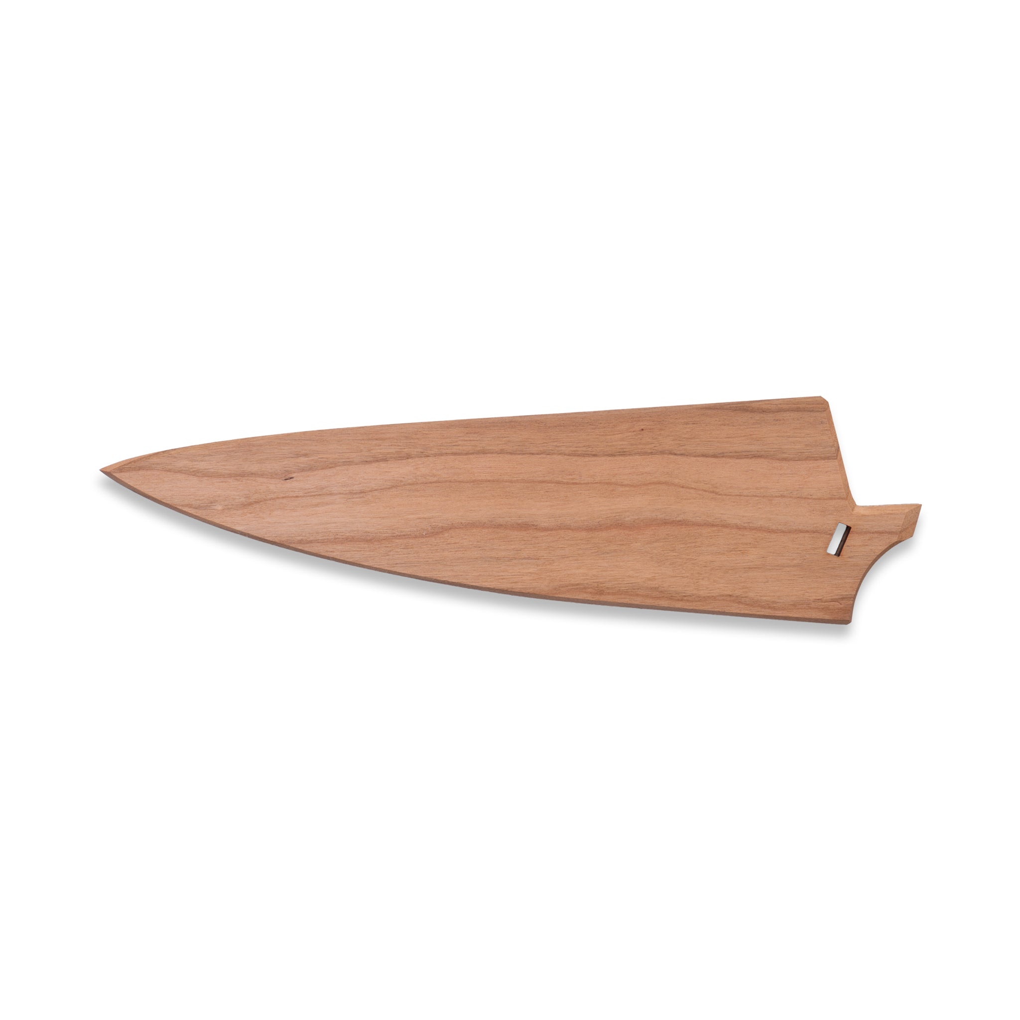Walnut wooden saya knife sheath for Town Cutler Culinary 2.0 7" Chef knives.