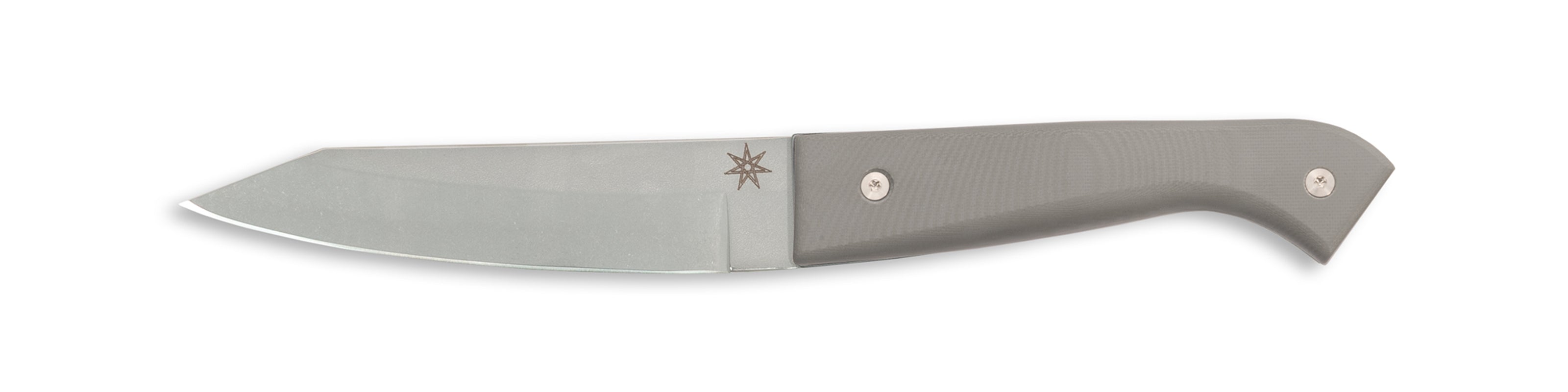 Gray stainless steel kitchen hankotsu boning knife