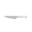 Stainless steel kitchen utility petty knife with white handle