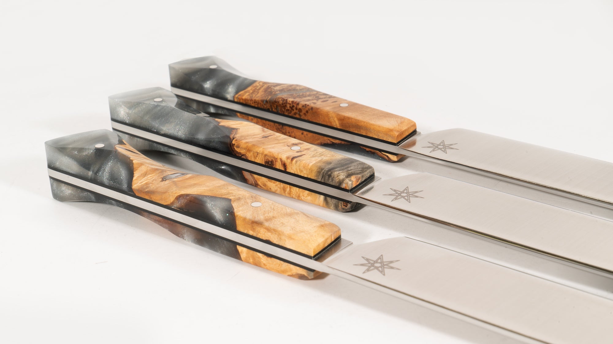 Detail photo of Town Cutler Ag 47 Slicer Carving Knife Handles.