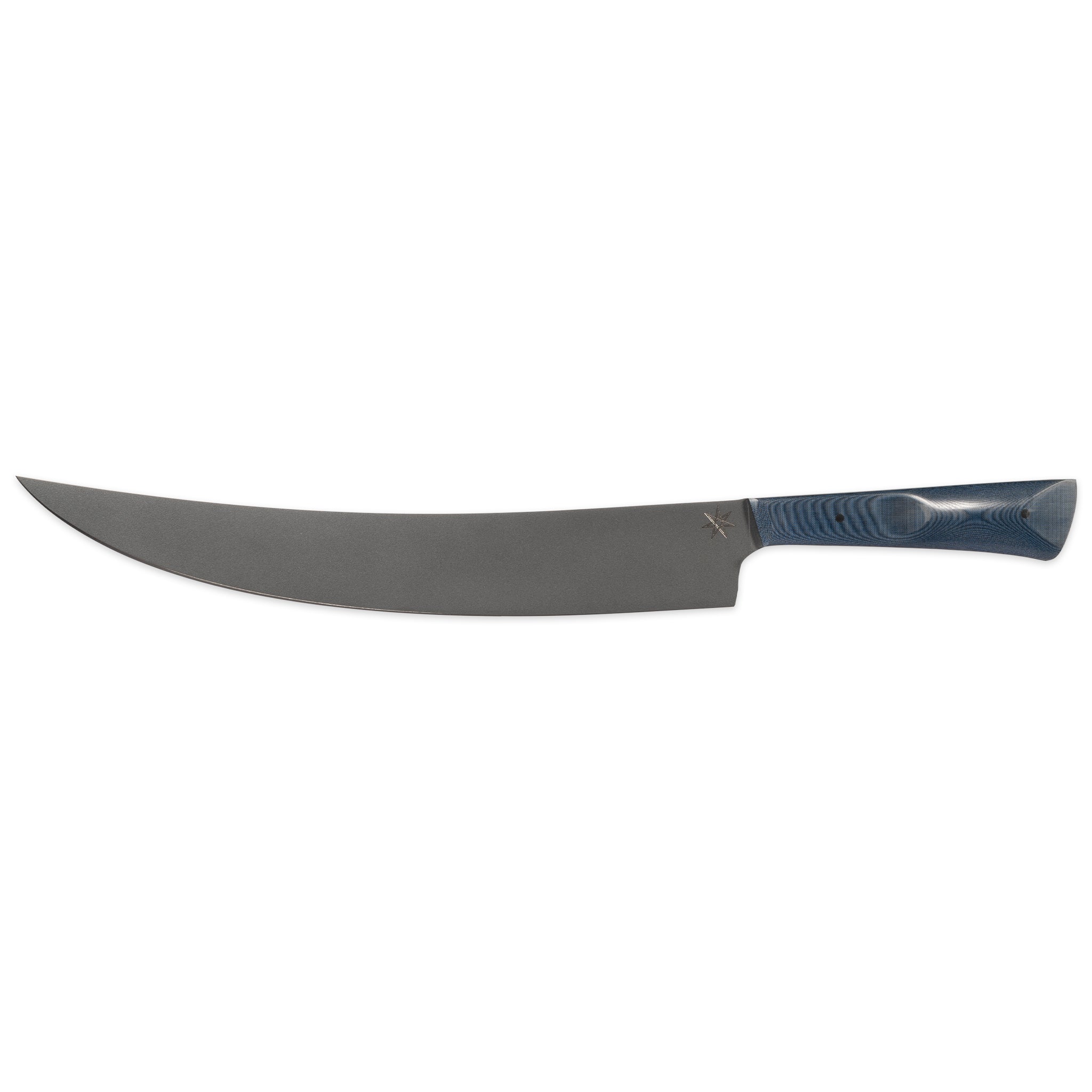 Town Cutler Scimitar Butcher Knife from eXo Blue Knife Line