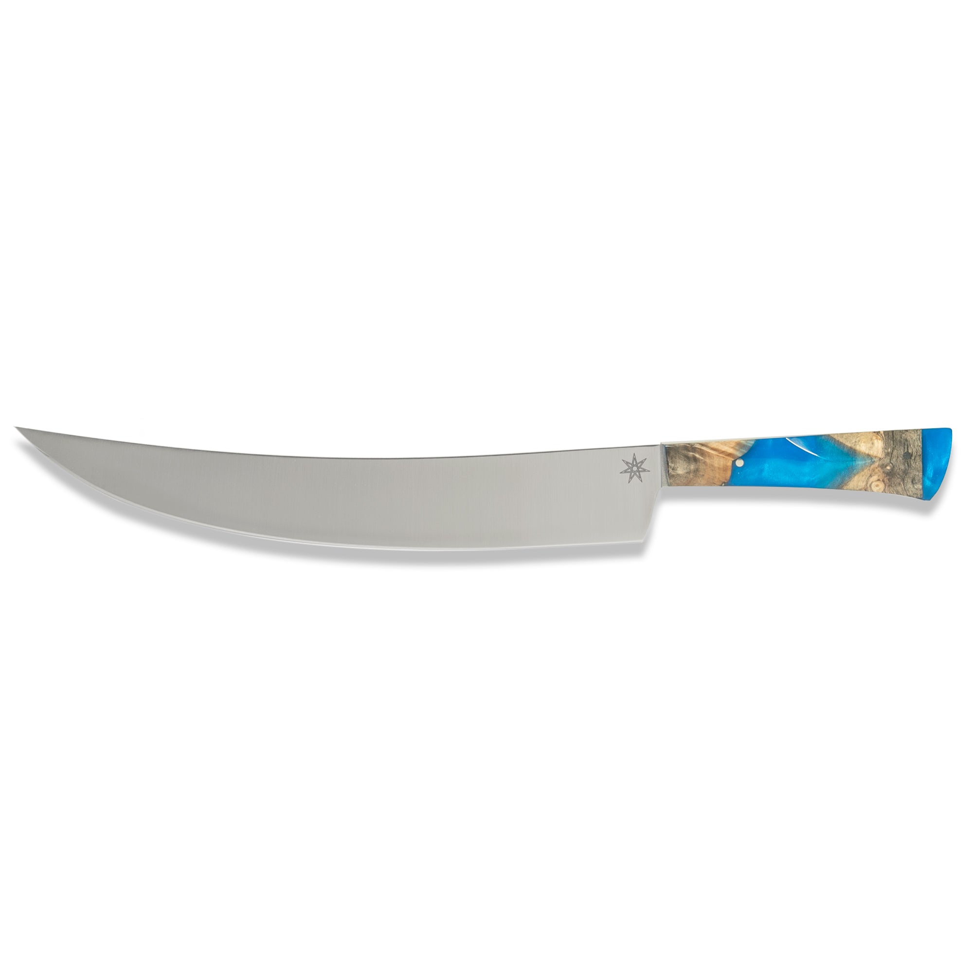 Town Cutler Scimitar Butcher Knife from Tahoe Bliss Knife Line