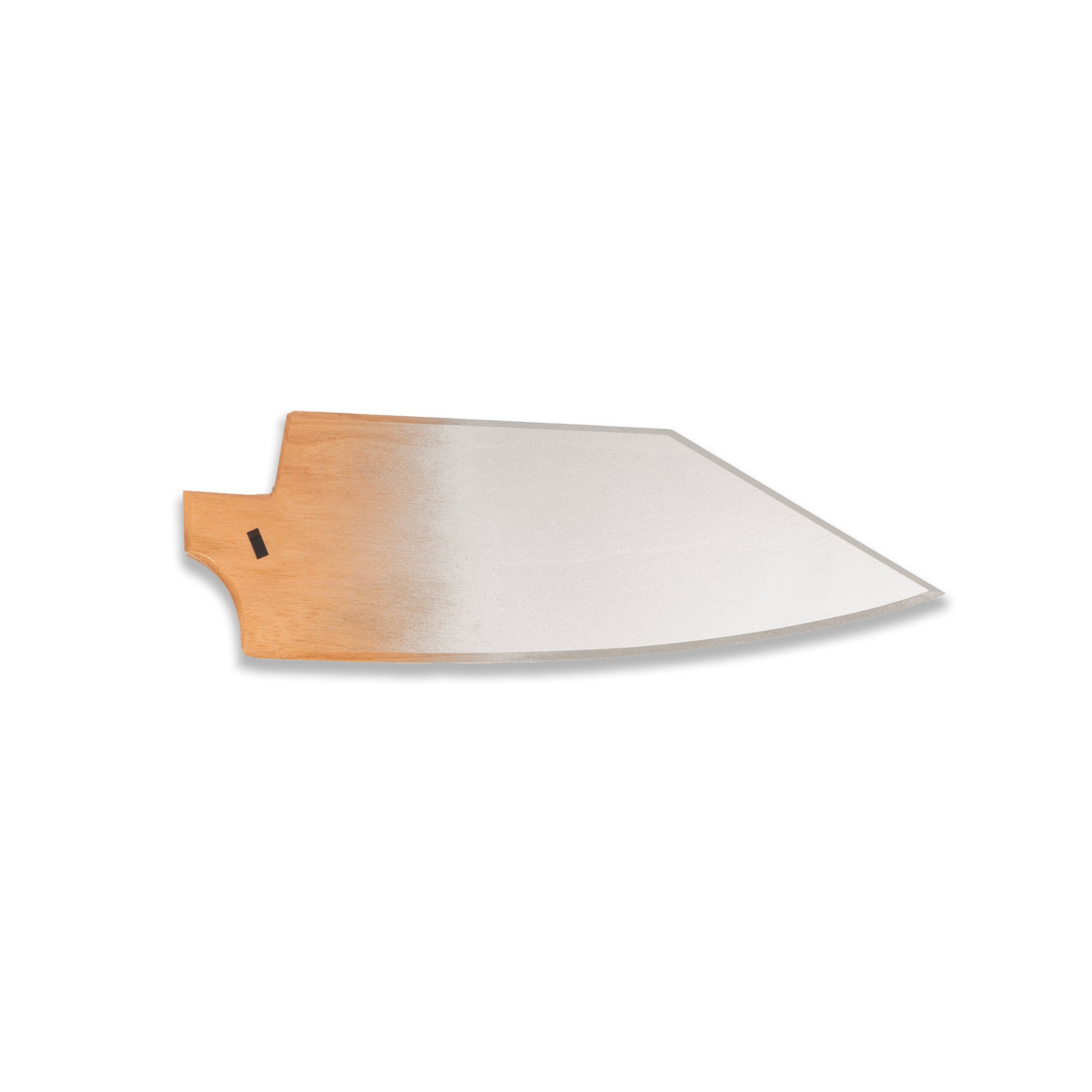 Cherry wood and silver saya knife cover for Town Cutler Ag 47 Chopper Knife.
