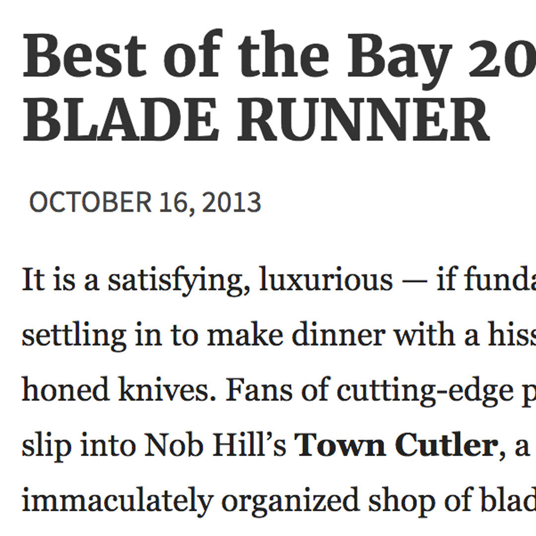 Bay Guardian - Best of the Bay 2013: BEST BLADE RUNNER