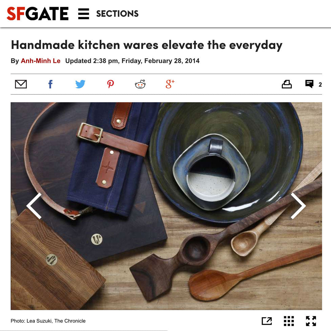 San Francisco Chronicle - Handmade Kitchen Wares Elevate the Everyday