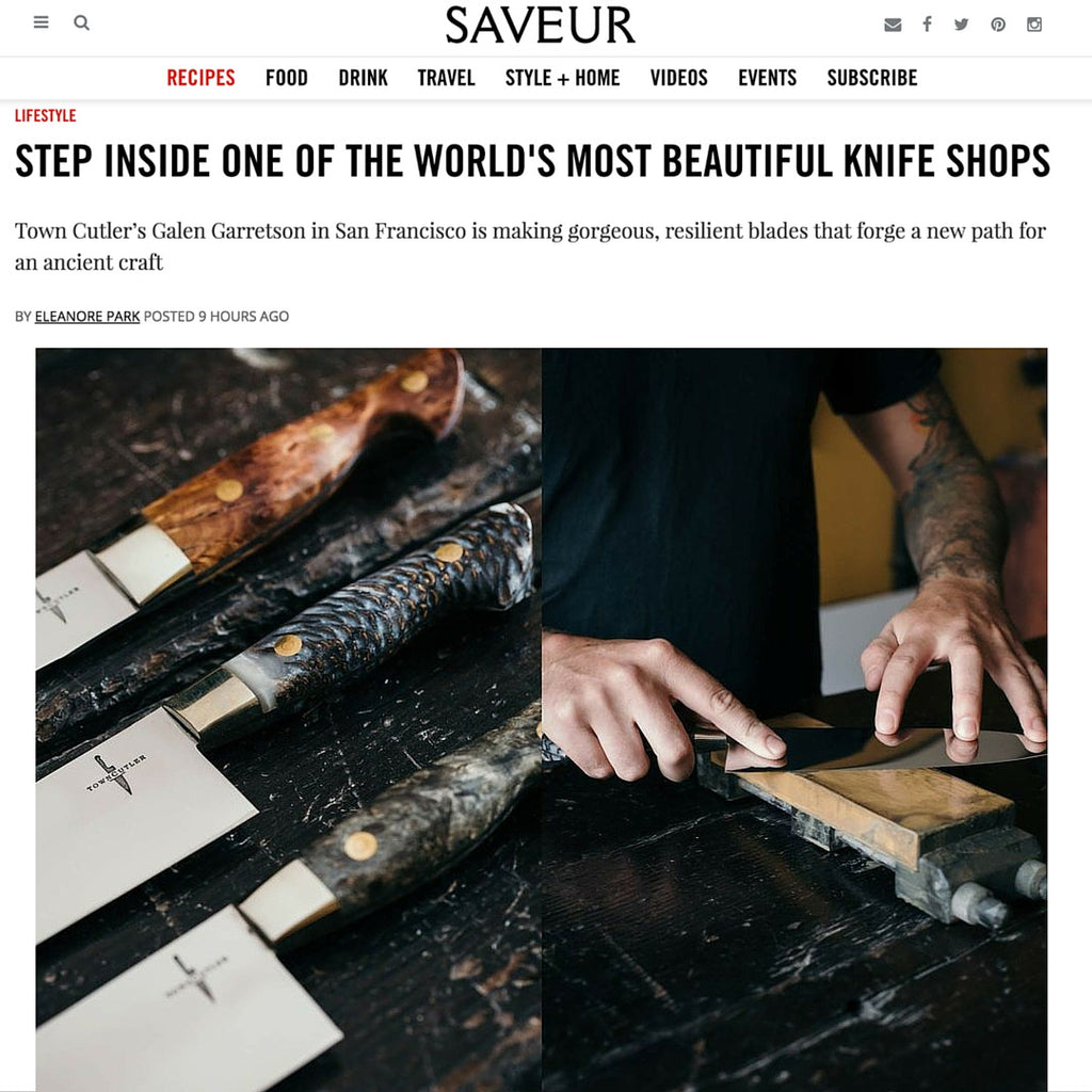 Saveur - STEP INSIDE ONE OF THE WORLD'S MOST BEAUTIFUL KNIFE SHOPS