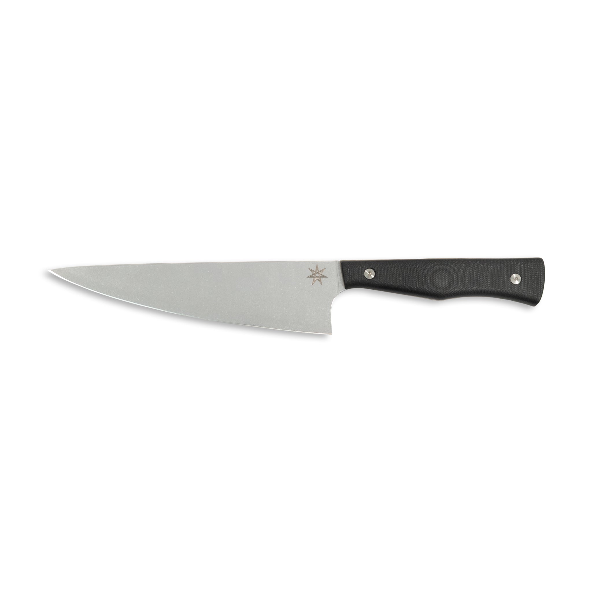 7" Chef Knife - Culinary 2.0 Black G-10 Kitchen Knives Town Cutler