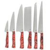 The Essentials Knife Set - Culinary 2.0 Red and Black Burl G-10