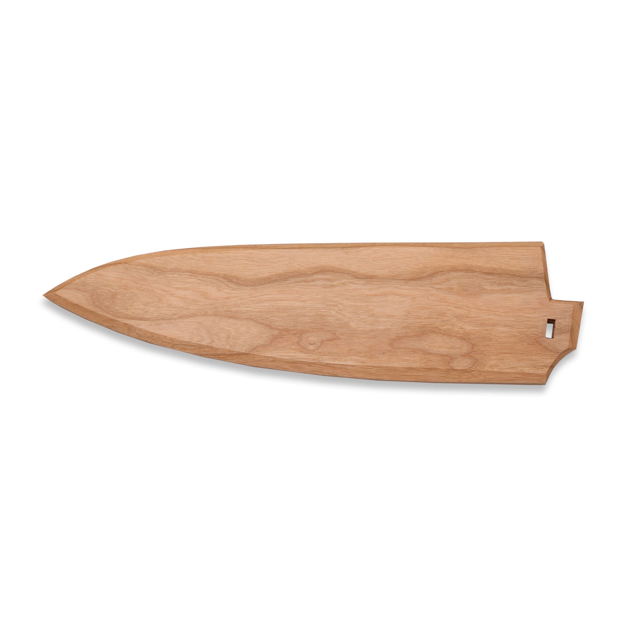 Walnut wooden saya knife sheath for Town Cutler Tahoe Bliss, Desert Dawn, or Ag 47 8.5" Chef knives.