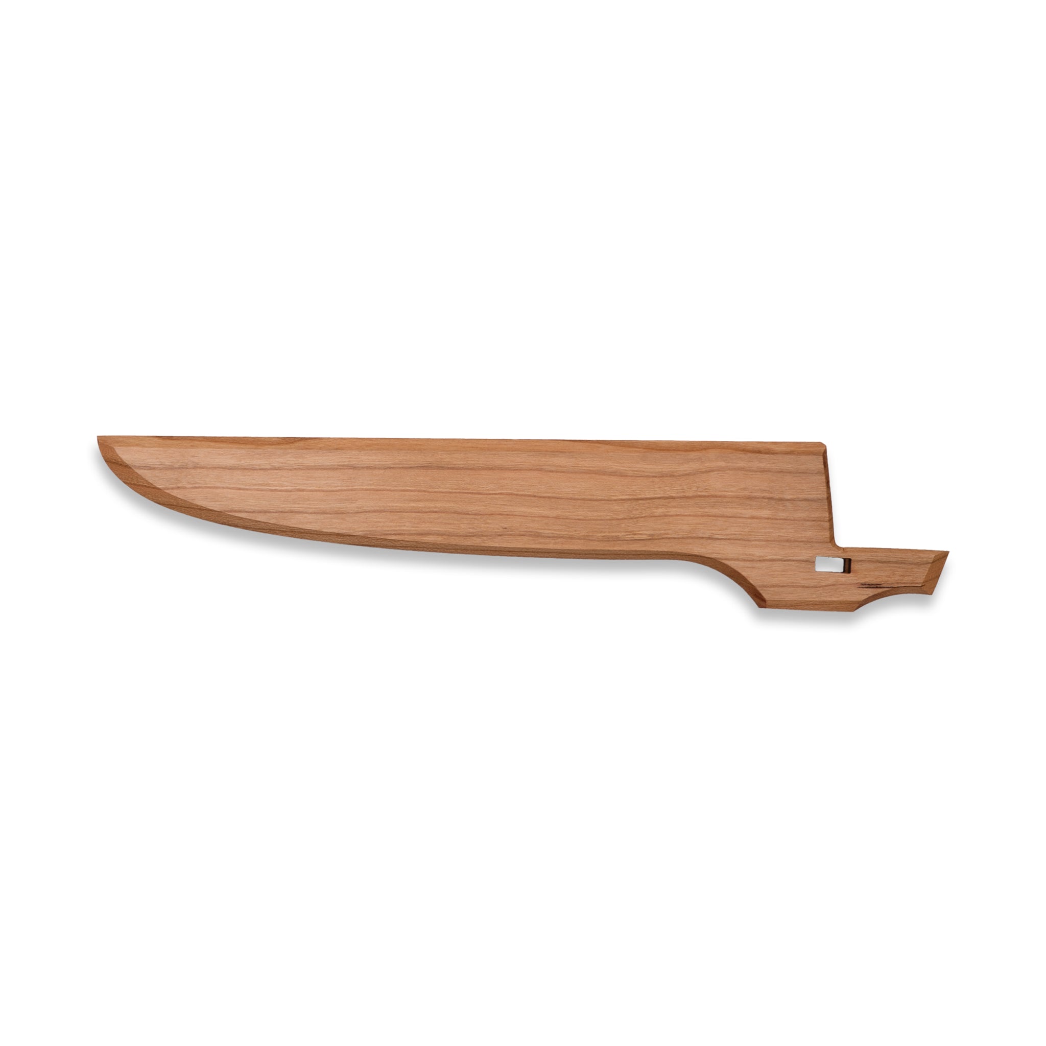 Walnut wooden saya knife sheath for Town Cutler Tahoe Bliss, Desert Dawn, or Ag 47 6" Straight Boning Knives.