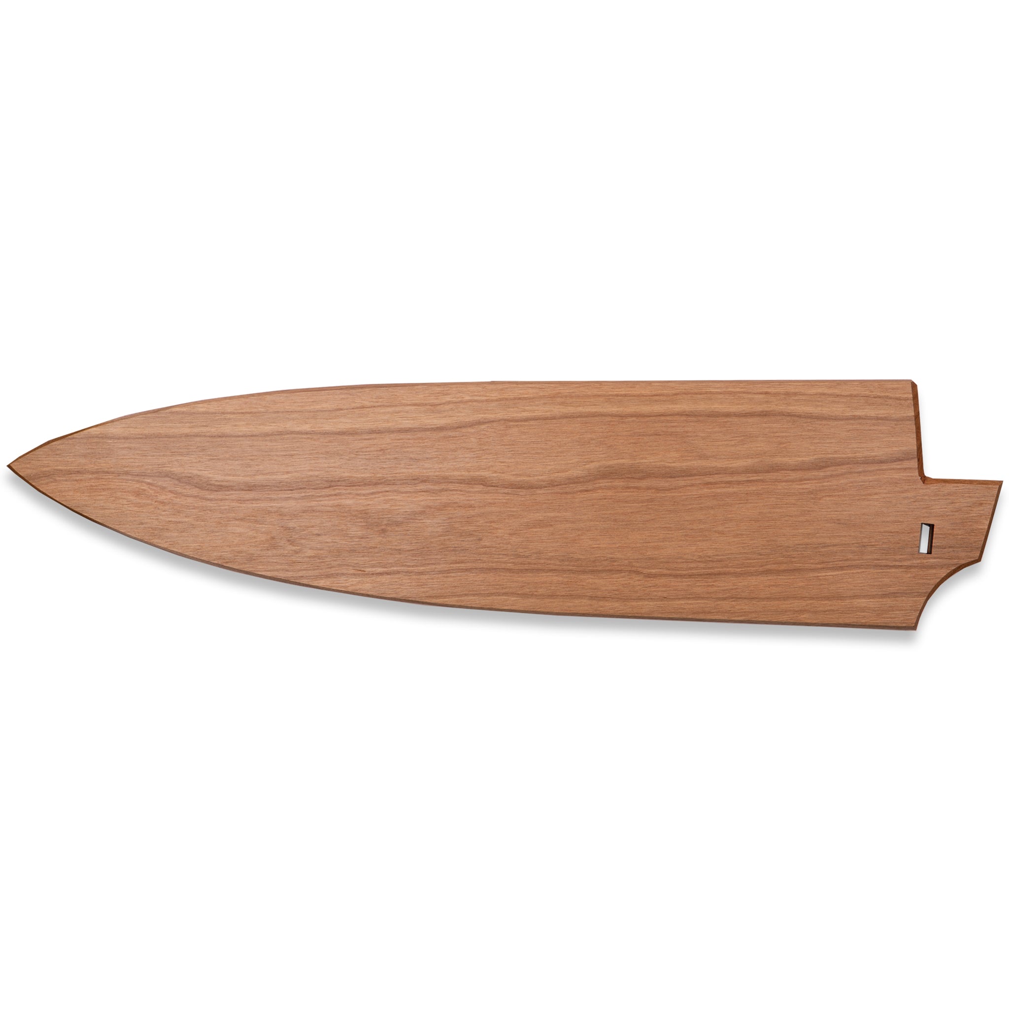 Walnut wooden saya knife sheath for Town Cutler Tahoe Bliss, Desert Dawn, or Ag 47 10" Chef knives.