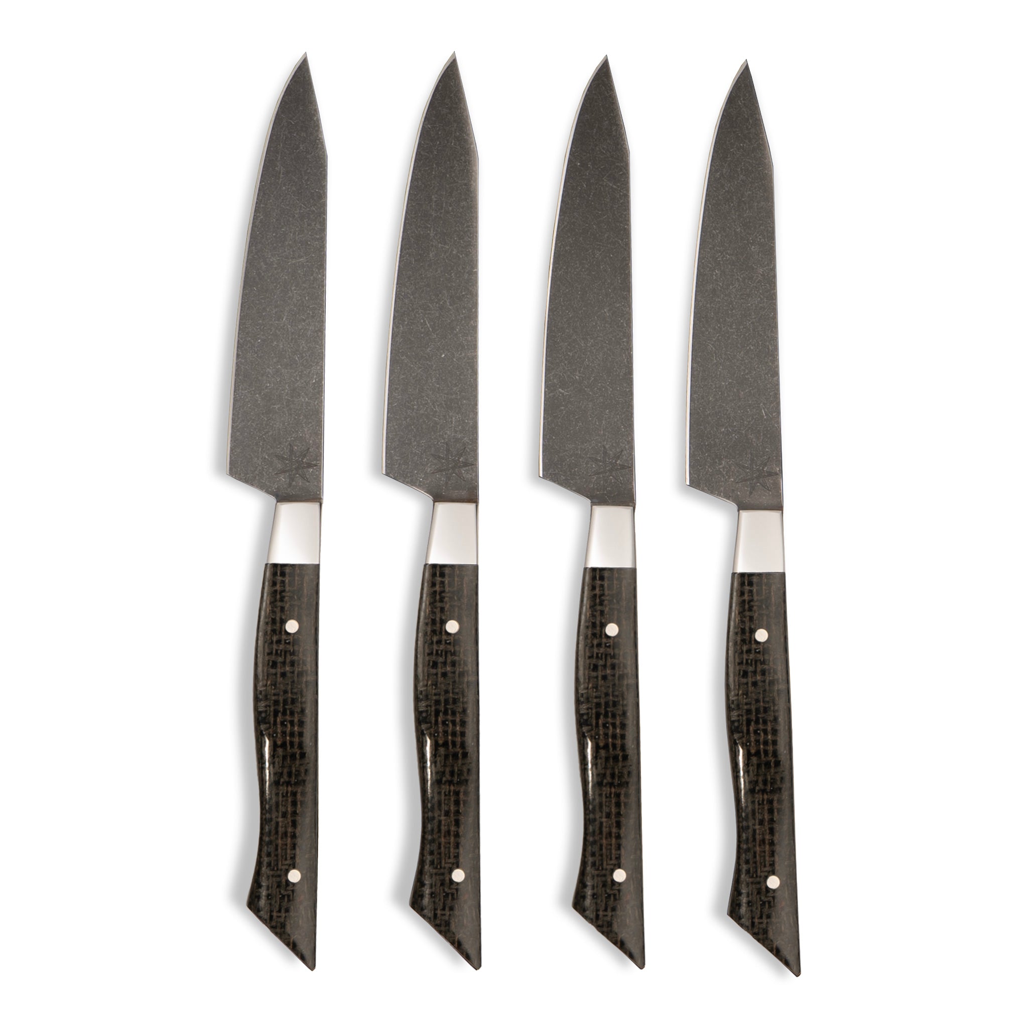 Carbon Pommel - Steak Knives