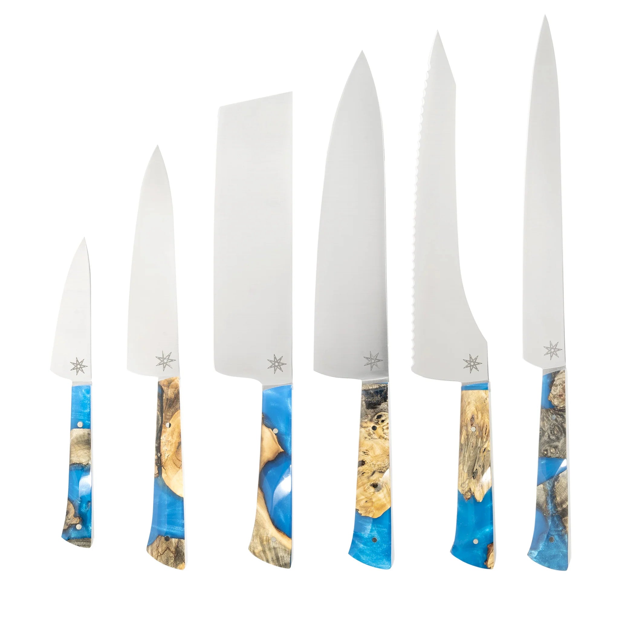 Town Cutler Knife Sets Tahoe Bliss Essentials Six Piece Knife Set