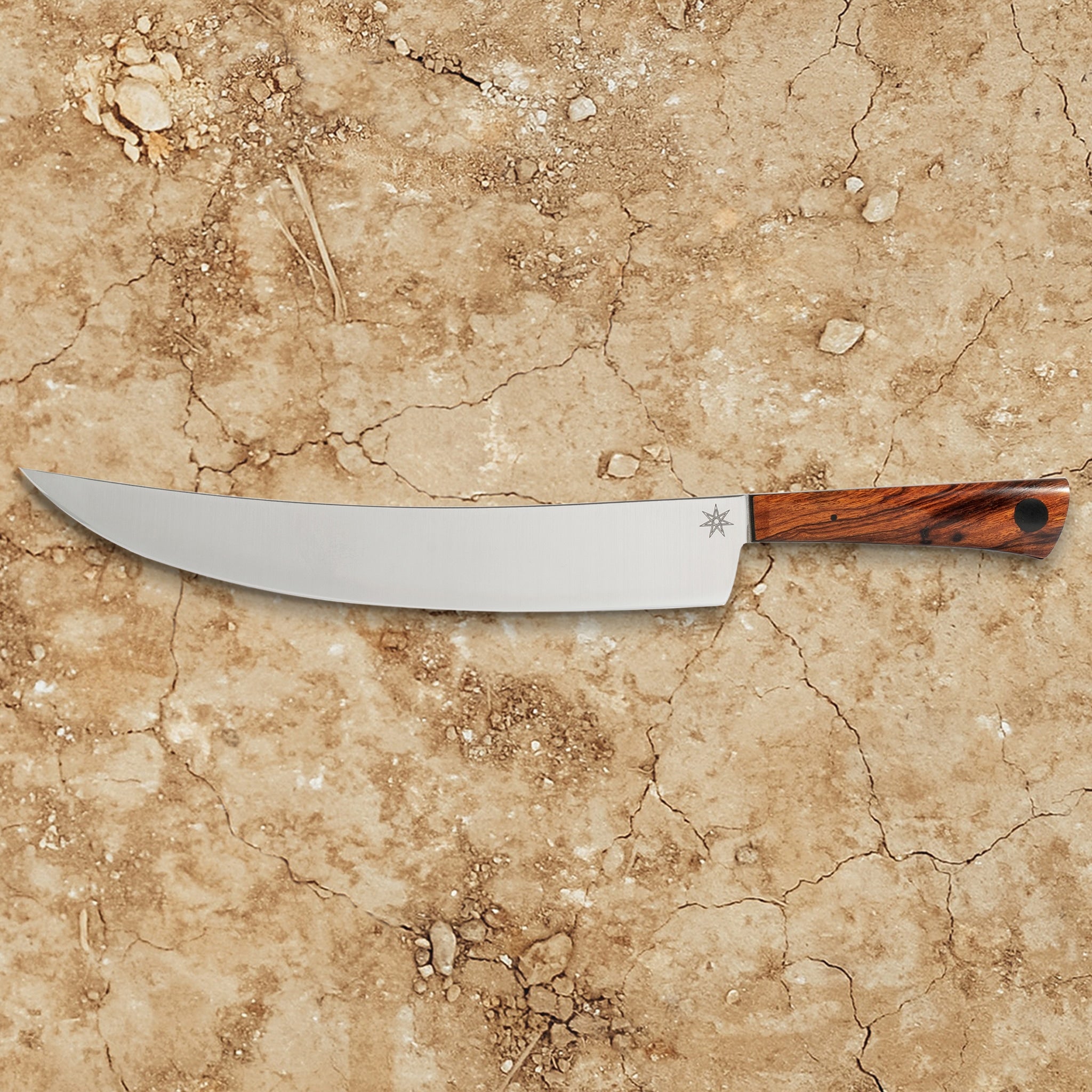 Town Cutler Scimitar Butcher Knife from Olneya Knife Line