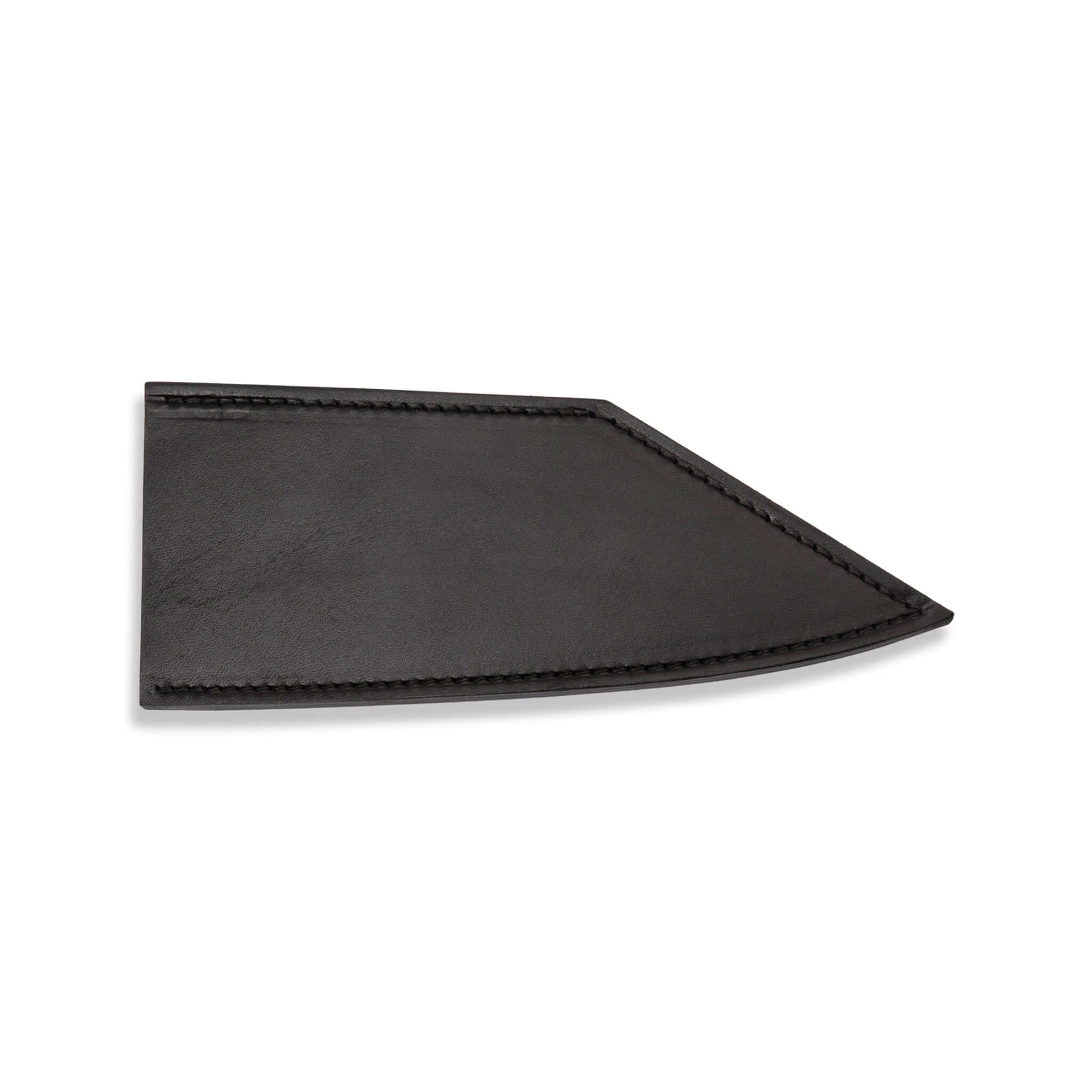 Town Cutler black leather scabbard knife blade cover for Chopper knife.