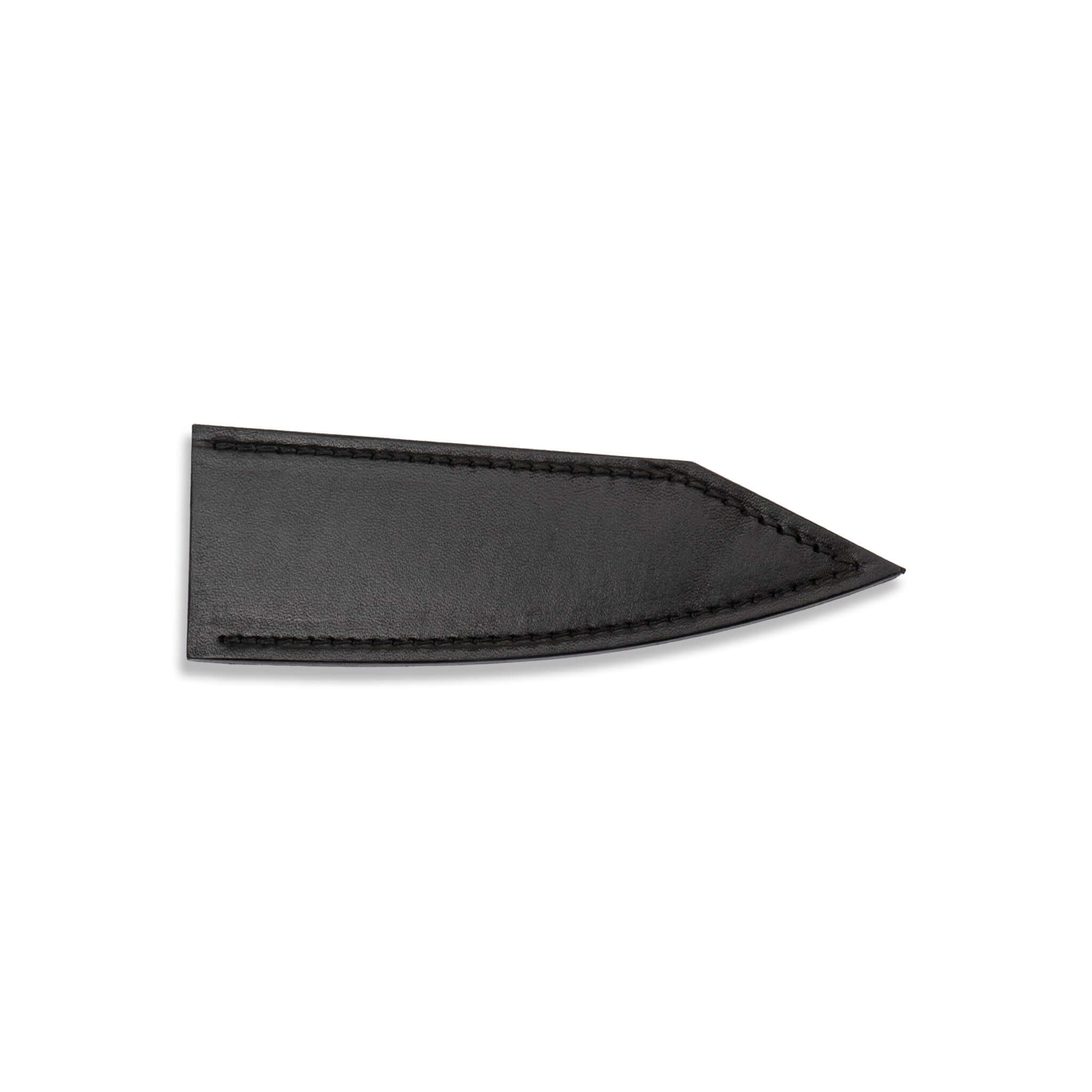 Town Cutler black leather scabbard knife blade cover for hankotsu knife.