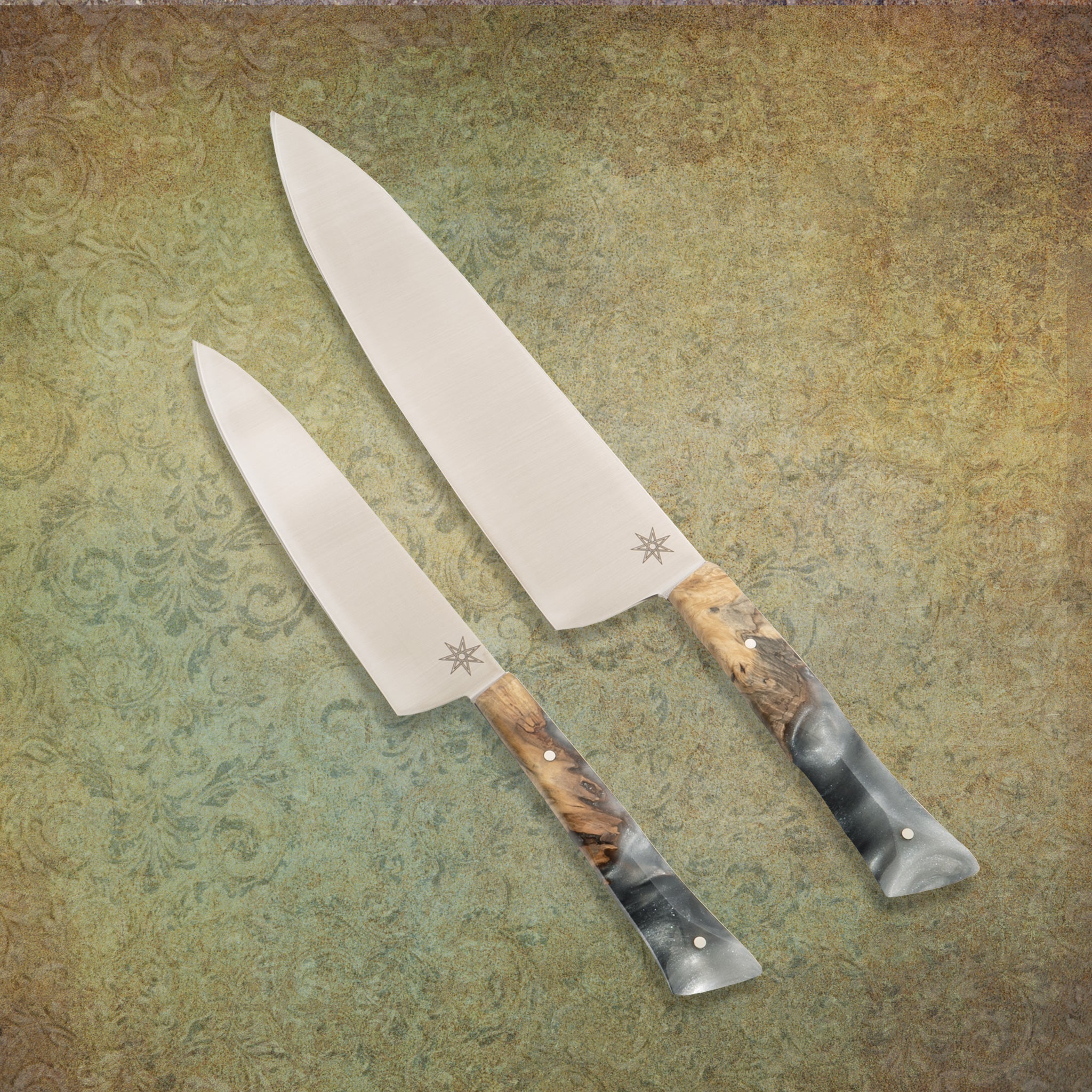 Ag 47 Commis Knife Set. 2 piece knife set to form the base of your kitchen cutlery.