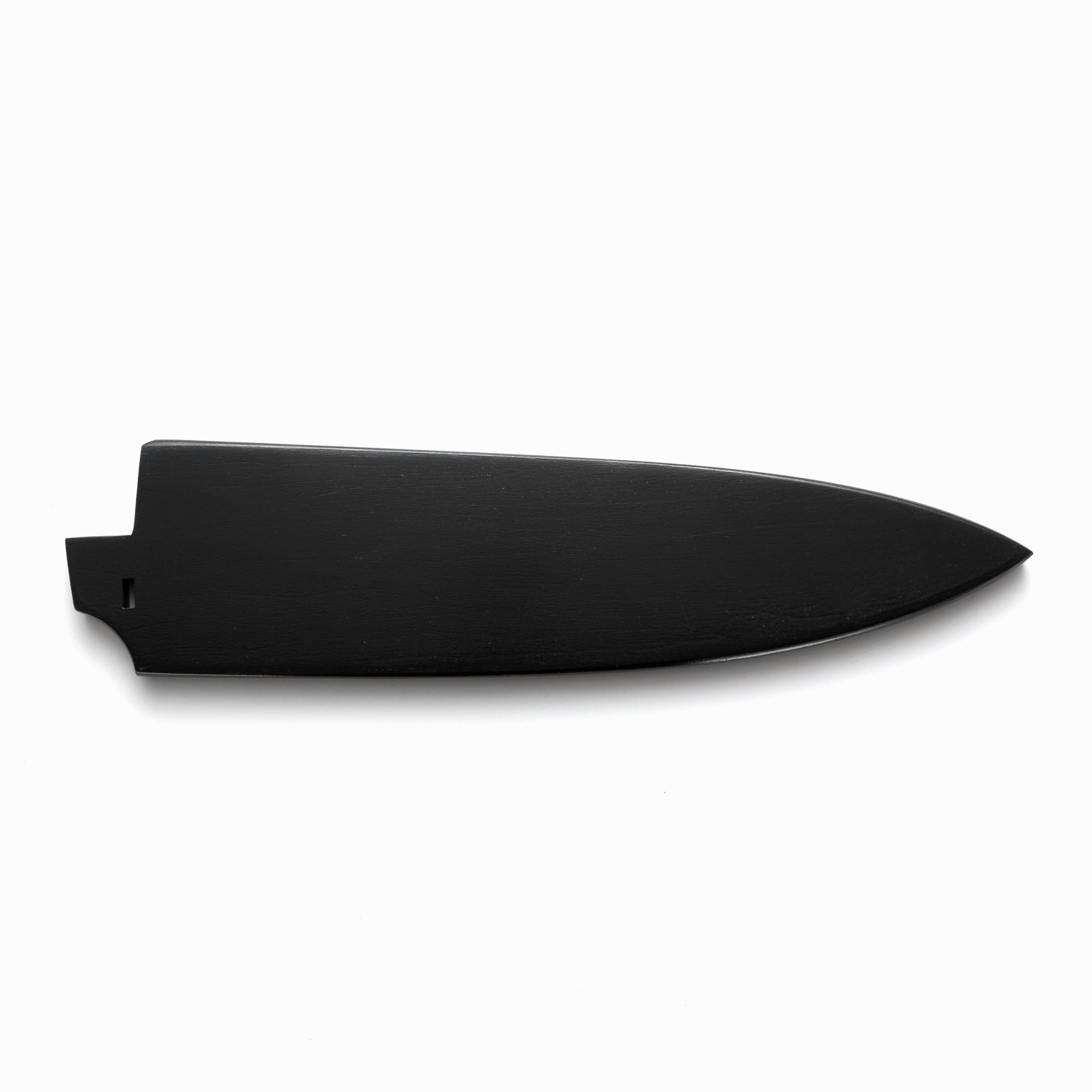 Black wood saya knife sheath for Town Cutler Desert Dawn and Olneya 10" chef knife.
