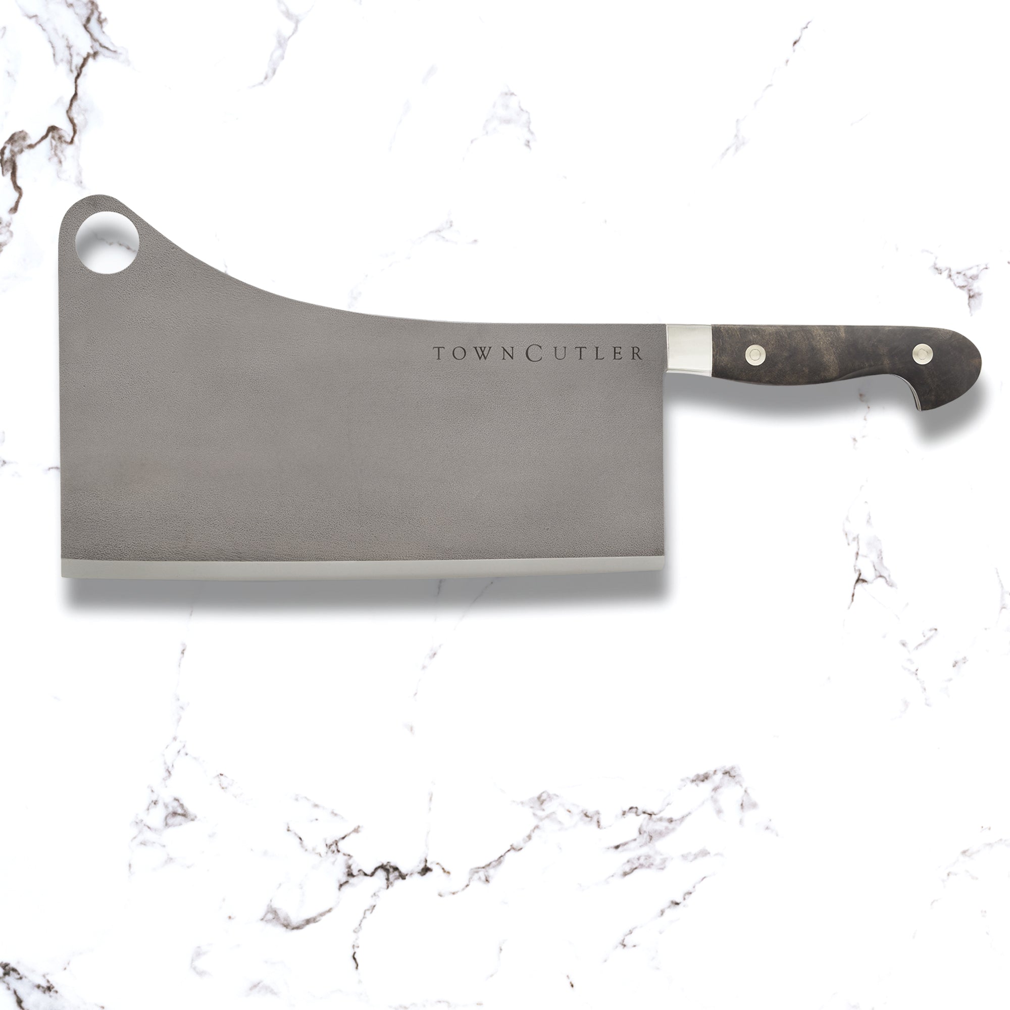Large 9" Cleaver - Classic - Town Cutler - Kitchen Butcher Knife