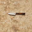 3" paring knife with wood handle made from Olneya desert ironwood. 3" blade made with Nitro-V stainless steel.