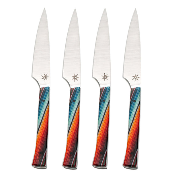 Baja Steak Knife Set - Colorful & Bold Steak Knives